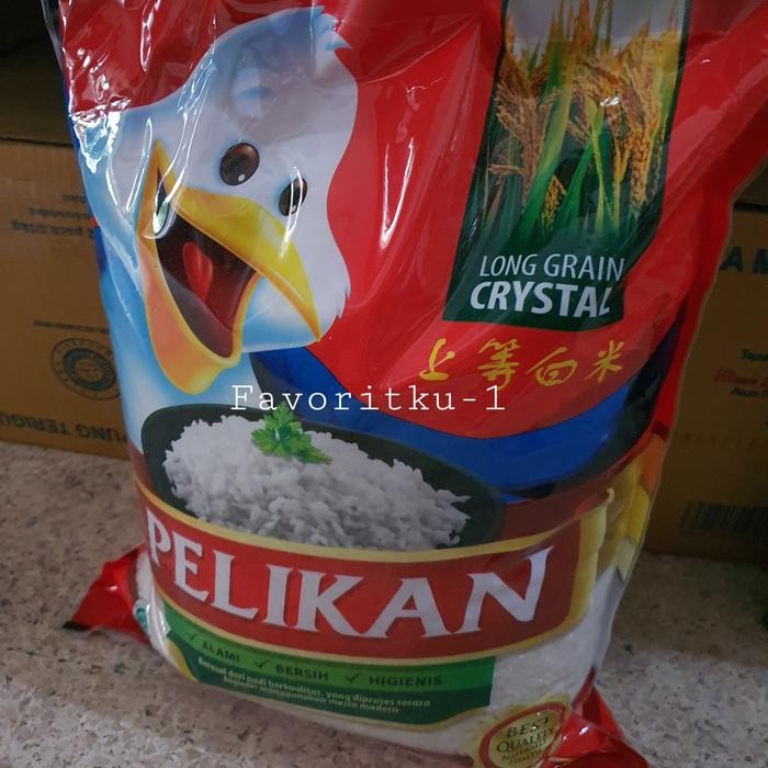 

FREShBgt- Beras PELIKAN Punel Kristal Kepala Premium 5 kg 5kg