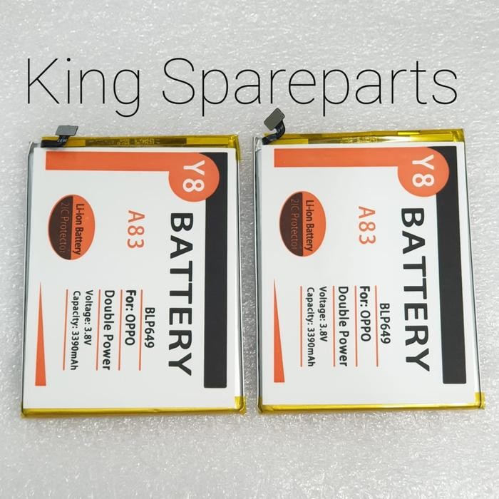 BATERAI BATRE BATTERY OPPO A83 BLP649 DOUBLE POWER Y8