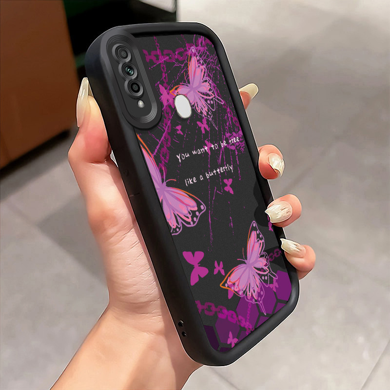 Casing Hp OPPO A31 2020 A8 Case Softcase Kesing rantai kupu-kupu ponsel Cesing terbuat dari kasingg 