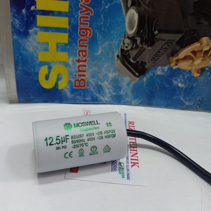Original.. Kapasitor 12,5 Uf 450V