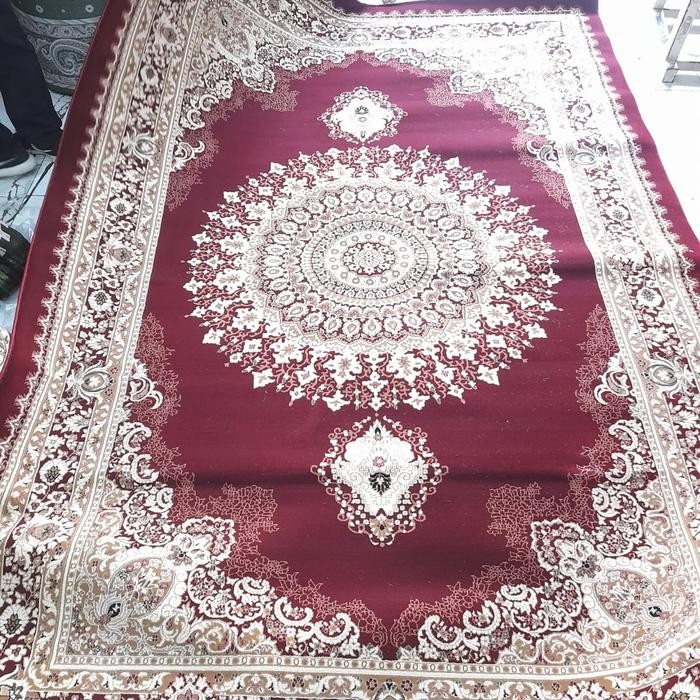 karpet permadani turki ukuran 2x3 tebal halus
