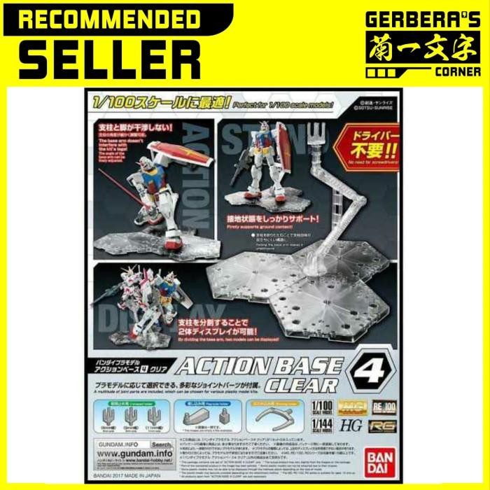 Action Base 4 Clear - Bandai / Gundam / Action Figure