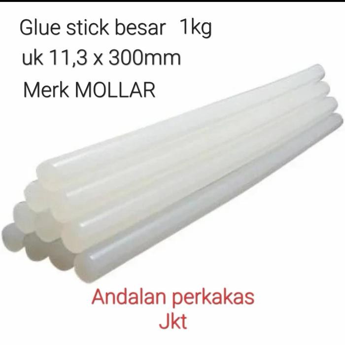 

Glue Stick Refill Lem Bakar Isi Lem 1Kg Tembak Besar Mollar