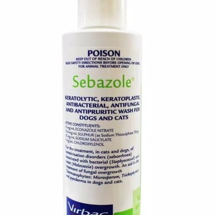 Shampoo Sebazole 250ml / shampoo jamur
