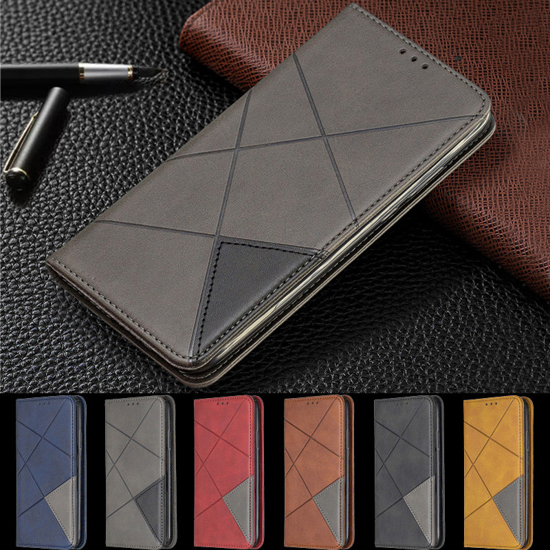 Huawei Y6 2019 Case Magnetic Leather Slim Case Na For Huawei Y6 2019 Y 6 Pro Prime 2018 Y6P Y6S Flip
