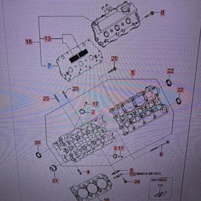 Gasket Rocker Cover Lh - Kia Carnival- Kia Genuine Parts