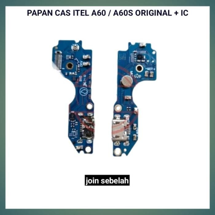 PAPAN CAS ITEL A60 ORIGINAL PLUS IC PCN KONEKTOR CHARGER ITEL A60S