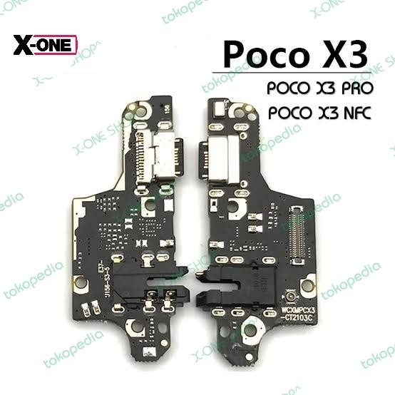 Papan board konektor charger Pocophone Poco X3 X3 PRO X3 NFC Original