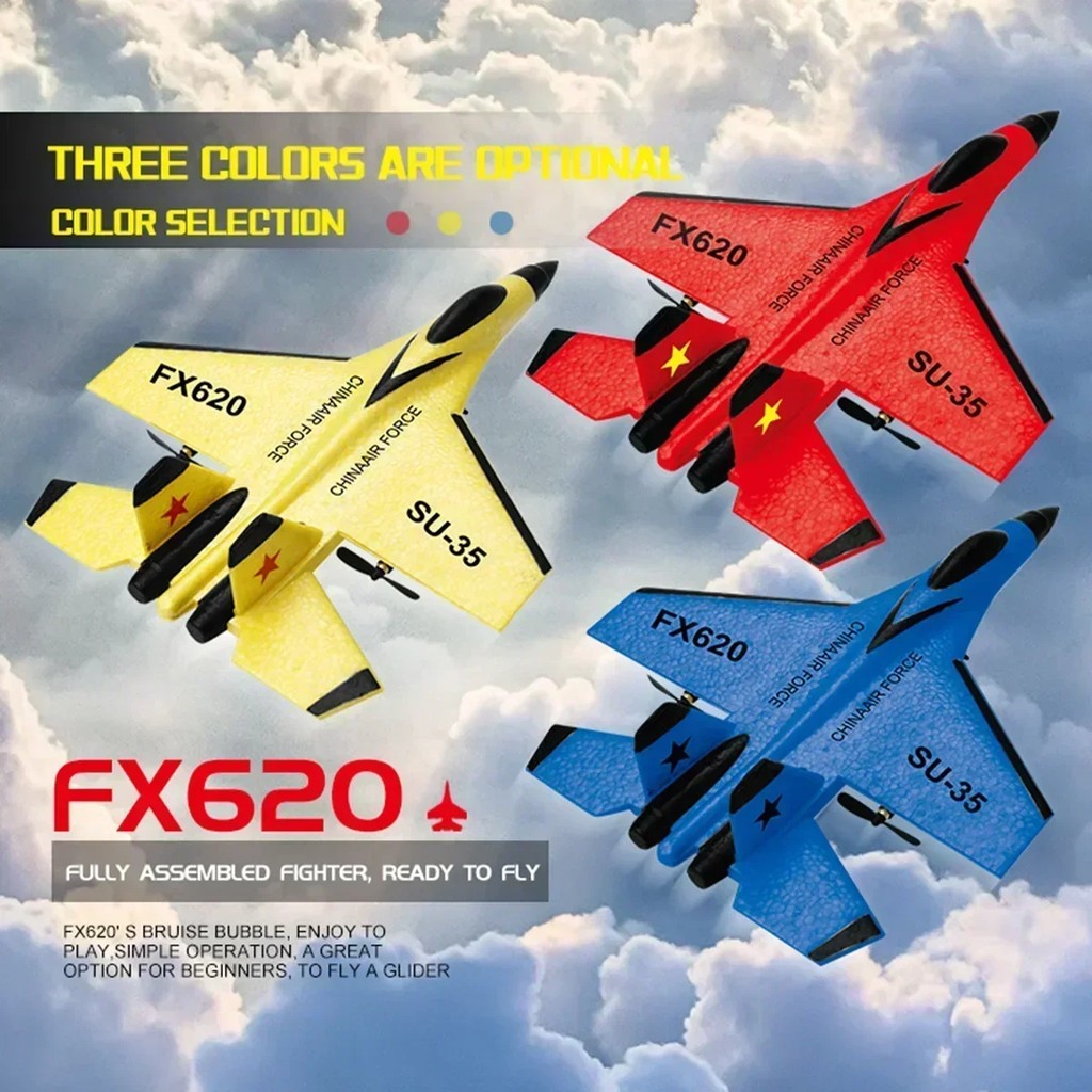 Rc Foam Aircraft Su-35 Plane 2.4G Radio Control Glider Remote Control Fighter Plane Glider Airplane