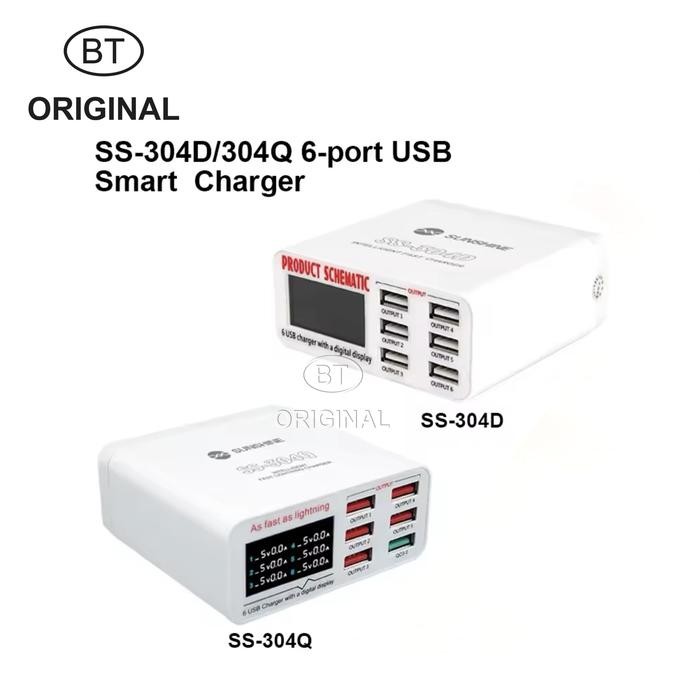 ADAPTOR CHARGER 6 RT SUNSHINE SS-304D 304Q -