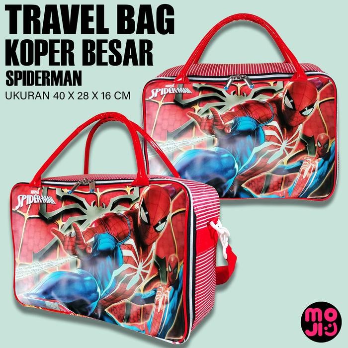 Travel Bag Motif Karakter Tas Selempang Koper Pakaian Mudik Kabin