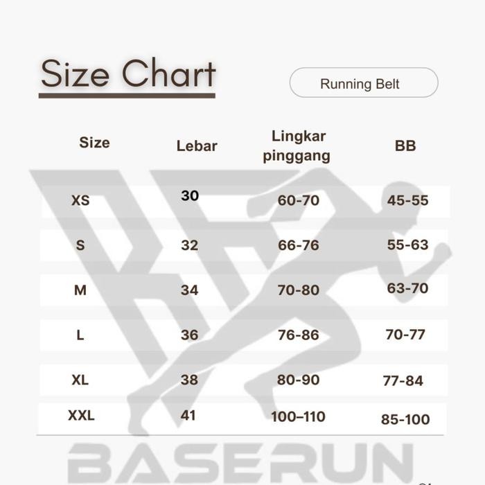 (Allthebest) Running Belt Runmount Runstreet Sabuk lari/Tas Pinggang/Tas lari/Belt Hitam polos Karet