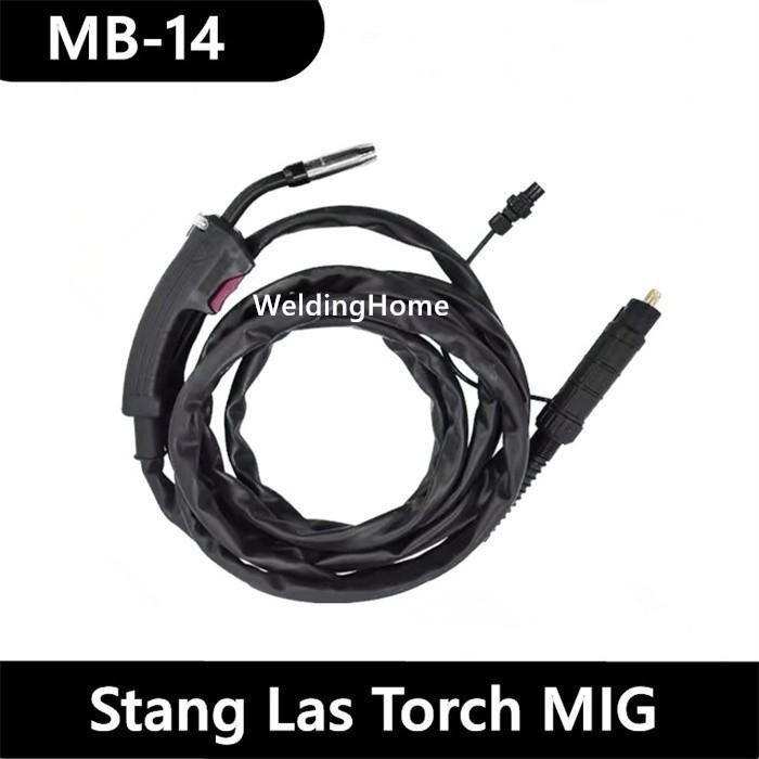 Diskon Mb14 Stang Las Torch Mig Co2 Mb 14 Ak Welding Torch 2.5M 3M Mb14 Mb-14