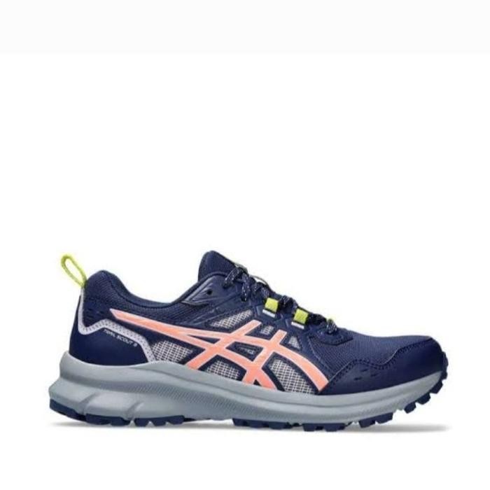 Sepatu Lari Wanita Asics Trail Scout 3 Blue Expanse Sun Coral 1012B516.401