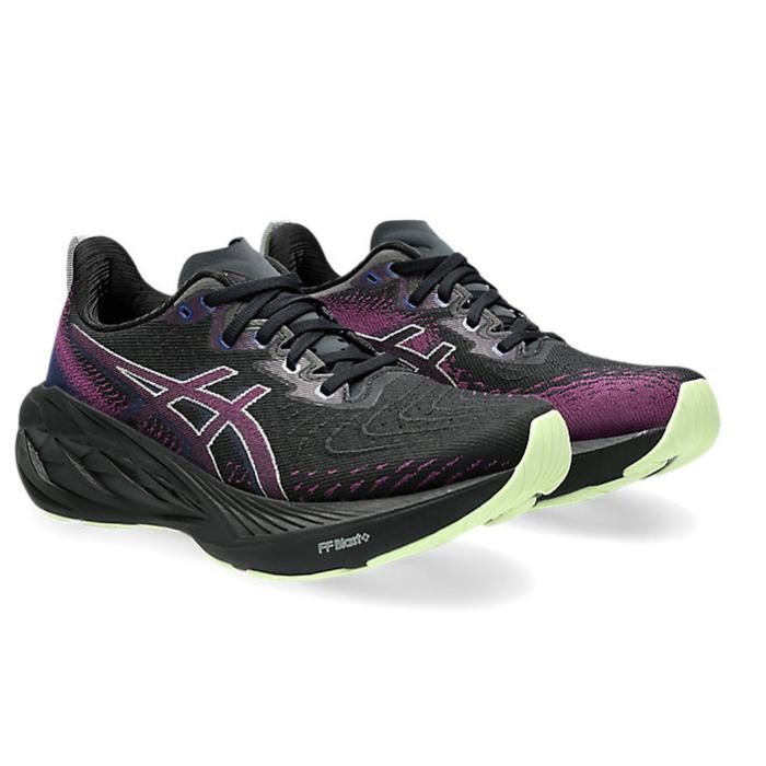 ASICS NOVABLAST 4 Womens Running Black/Blue Expanse ORIGINAL
