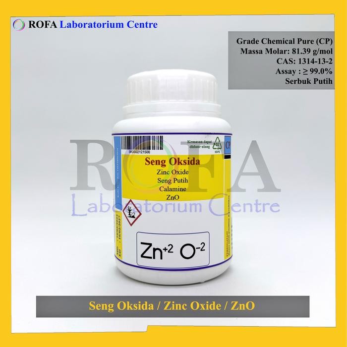 Seng Oksida / Zinc Oxide / ZnO Gram *
