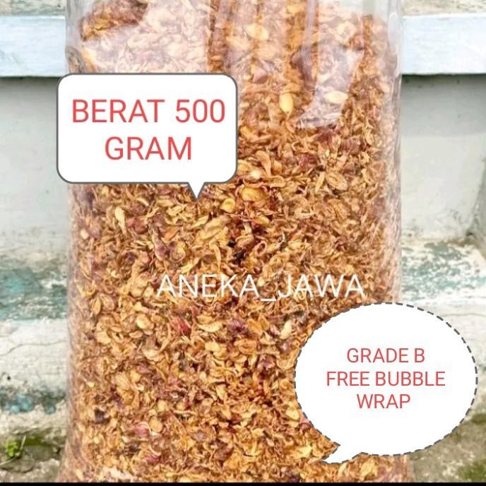 

New (Termurah) Bawang Goreng 500gram, Grade B,Refil/Brambang Goreng