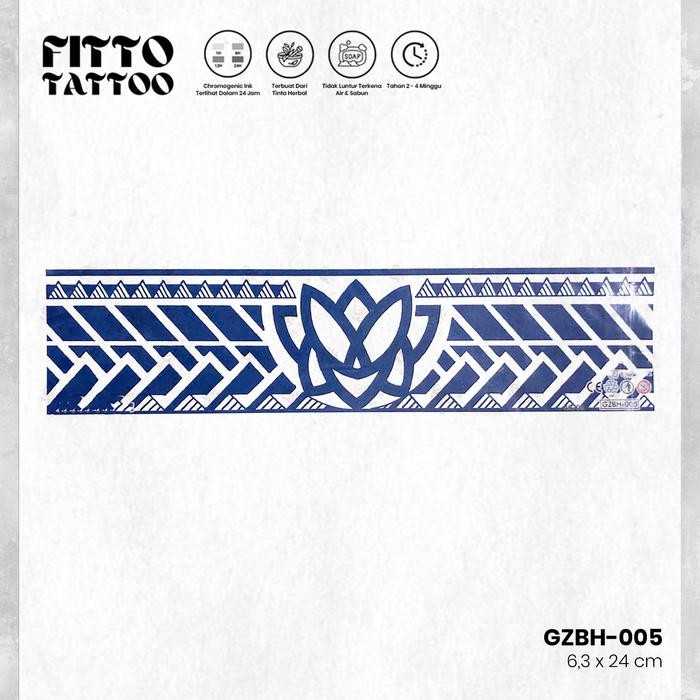 New tato temporer bunga tatto lengan arm band tatoo temporary semi permanen tattoo fruit ink batik