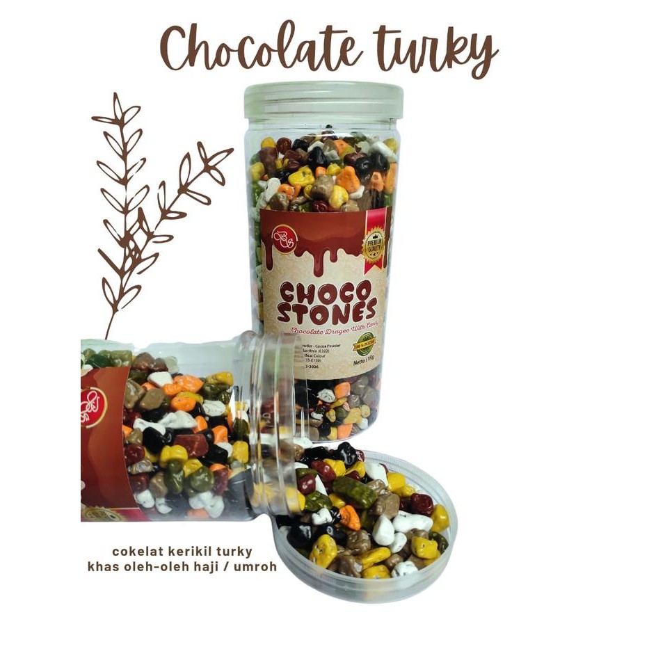 

New Cokelat kerikil Arab 1kg Coklat krikil Turkey Oleholeh haji umroh Chocolate Manis