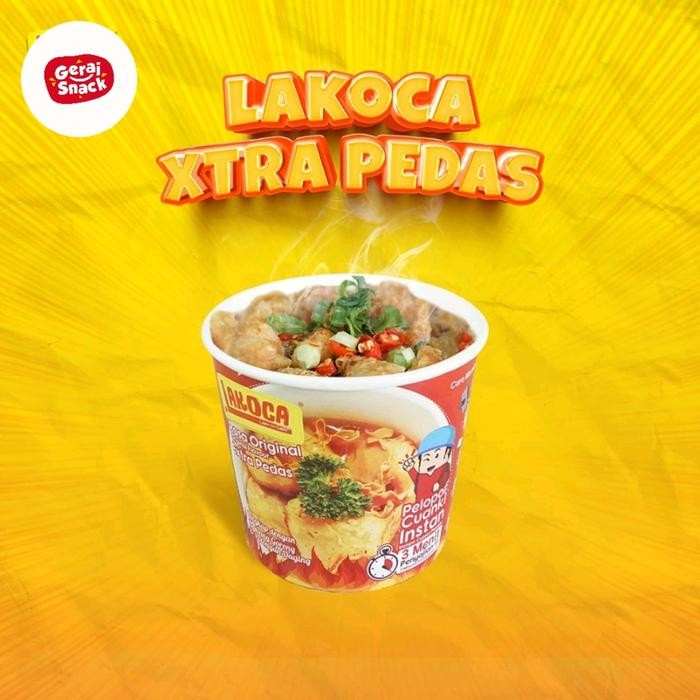 

New Cuanki Instan Lakoca Cukup Tinggal Seduh Extra Cabe Bubuk 45 Gram