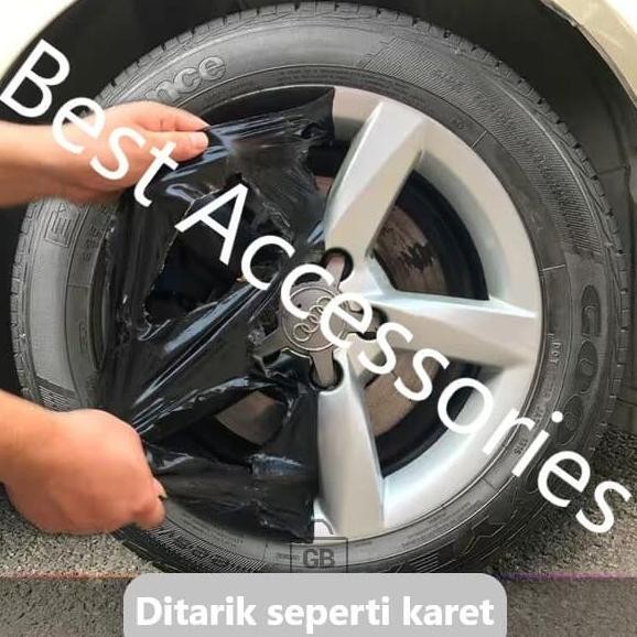 PREMIUM TJO Rubber Paint Cat Karet Spray Semprot Velg Body Mobil Motor O360