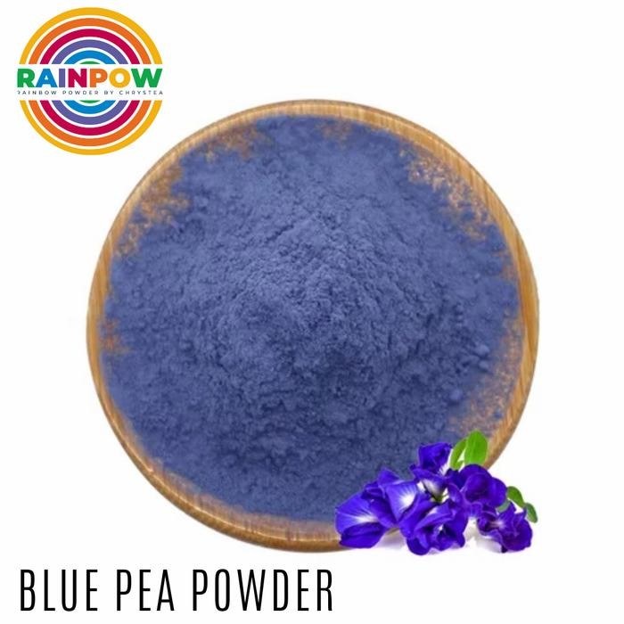 

PREMIUM CHRYSTEA RAINPOW Blue Pea Powder (bubuk bunga telang) 50gr