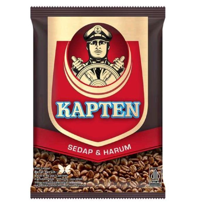 

PREMIUM 10 Pcs Kopi Kapten 60 gr- Kopi Hitam Dengan Rasa Yang Khas - Kopi Bubuk Murni- Kopi Instan -