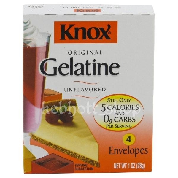 

PREMIUM Knox Unflavored Gelatin Bubuk gelatin import 28gr Agar Pudding Jello
