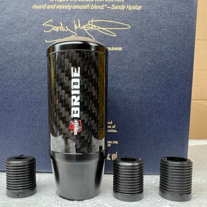 SHIFTKNOB BRIDE CARBON UNIVERSAL TUAS GIGI MOBIL CARBON KNOB BRIDE
