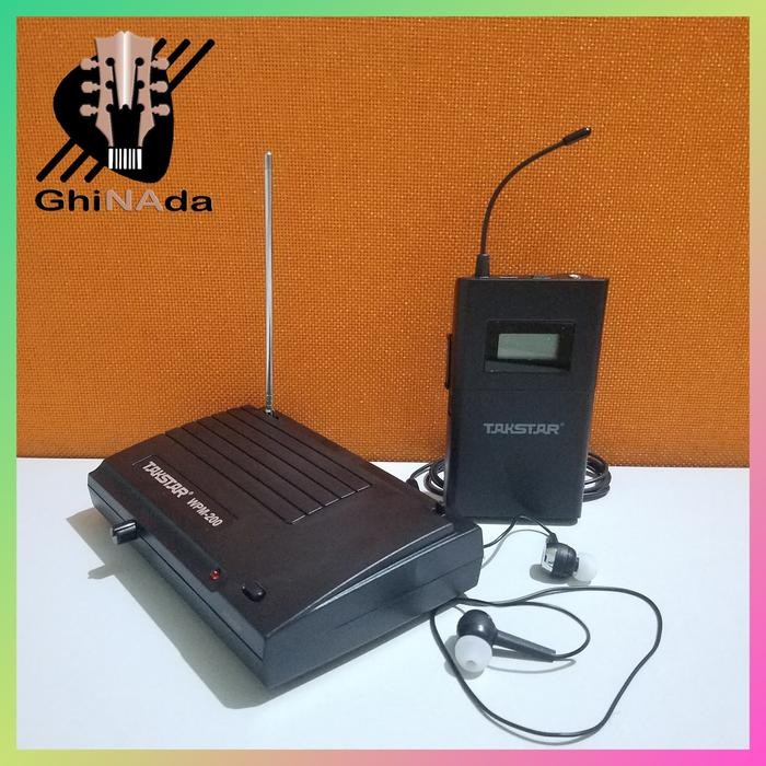 TAKSTAR WPM-200 UHF WIRELESS MONITOR TRANSMISI IN-EAR STEREO WPM200