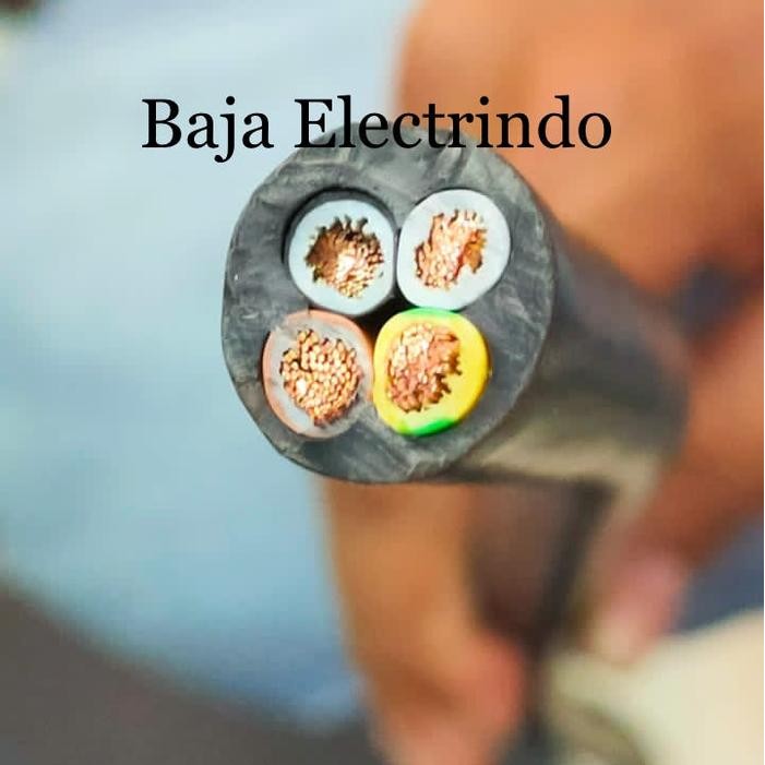 KABEL LISTRIK SERABUT ISI 4 NYYHY 4X6MM MERK SUPREME @50MTR Hitam