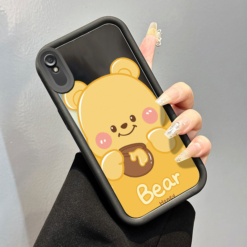 Casing Hp Xiaomi Redmi 9A Redmi 9i Redmi 9T Redmi 9 Power Case Casing HP beruang stroberi Softcase p