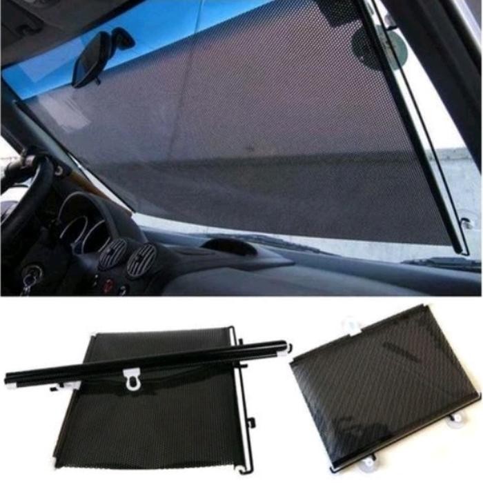 Tirai Pelindung Panas Kaca Depan Mobil Rool Tirai Korden Pelindung Kaca Mobil