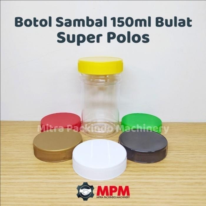 [GROSIR 100pcs JNE!] Botol Sambal Toples Plastik Sambel Bumbu 150 ml