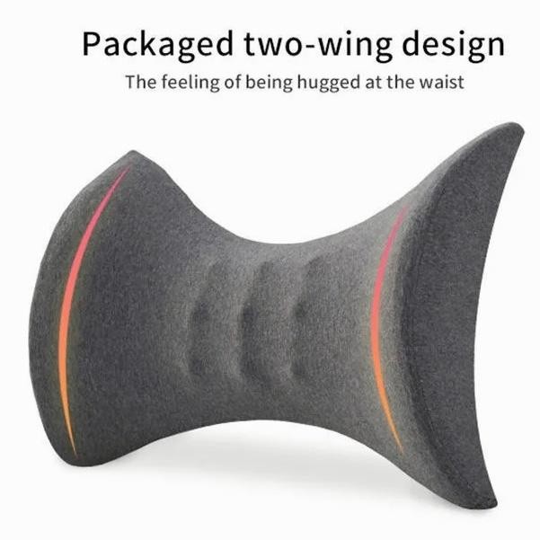 Bantal Tempat Tidur Lumbar Ortopedi Rasa Pinggang Kembali Dukungan