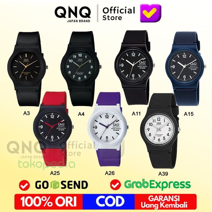 JAM TANGAN Q&Q QNQ QQ WANITA QC46 ANALOG ARLOJI CEWE ANTI AIR