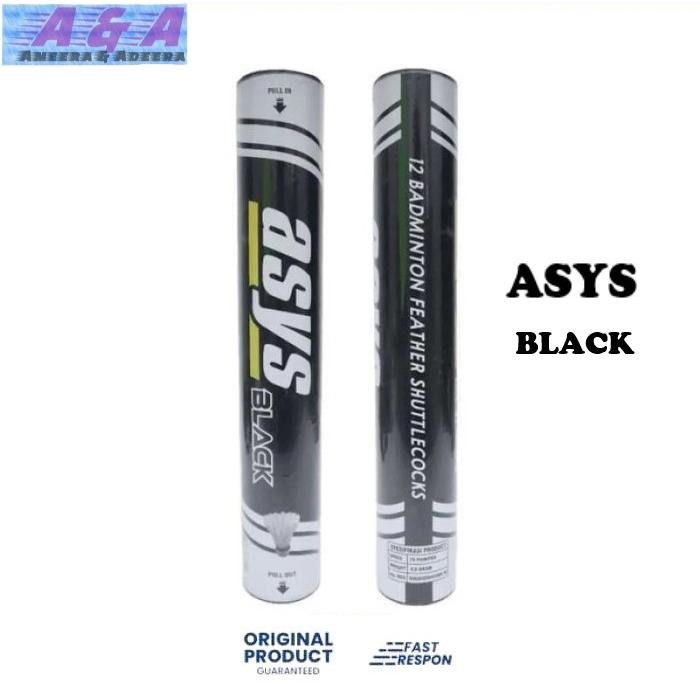 Shuttlecock Badminton Asys Hitam / Kok Asys Original #Gratisongkir