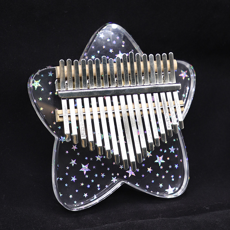 Kalimba 17 Key Thumb Piano Crystal Acrylic Kalimba 17 Key Finger Piano For Beginners And  ild
