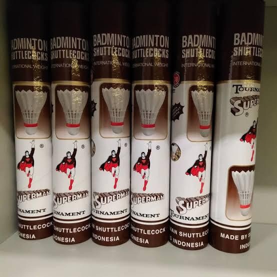 Shuttlecock Superman Coklat / Kok Badminton Superman #Gratisongkir