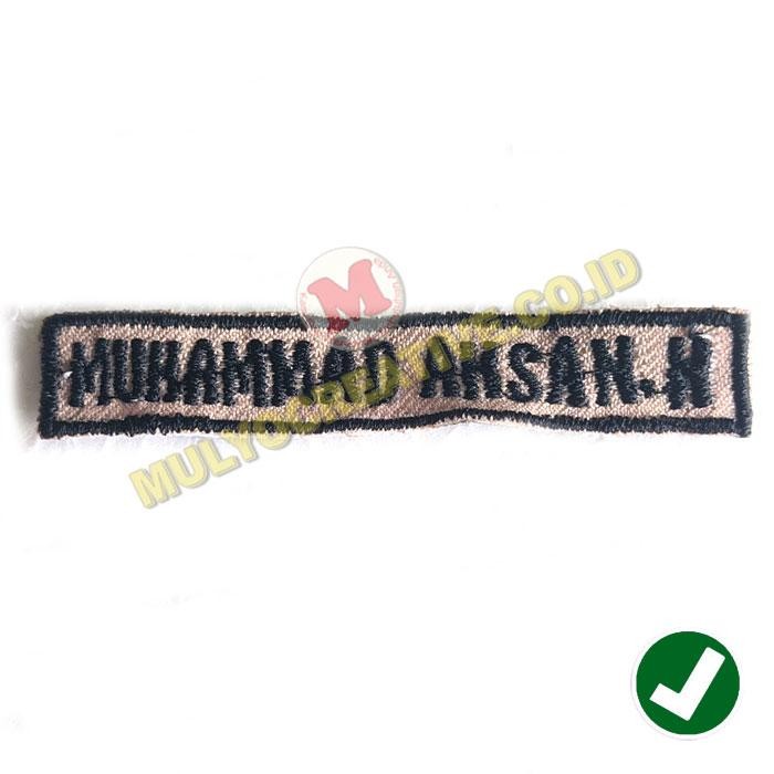 

Bed Bordir Nama Dada Untuk Seragam Bed Batch Nama Dada Custom Murah PREMIUM