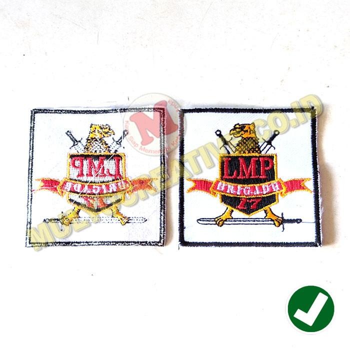 

Emblem Patch Logo Laskar Merah Putih Bordir LMP Brigade Kotak PREMIUM