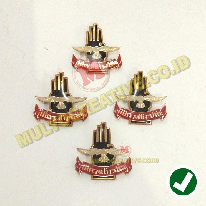 

Lencana Pin Logo Merpati Putih Bahan Logam Kuningan PREMIUM
