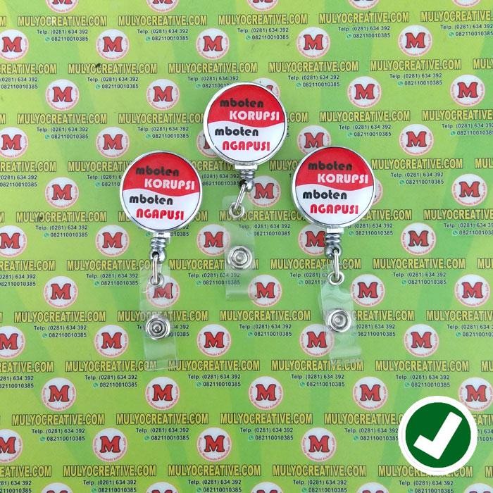 

Name Tag Gantungan Id Mboten Korupsi Mboten Ngapusi PREMIUM