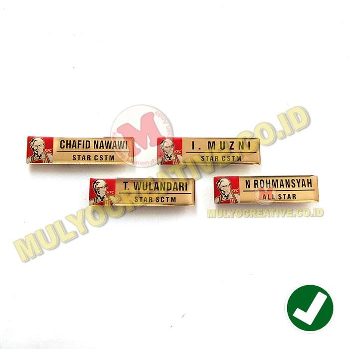 

Papan Nama Dada Magnet Murah - Name Tag Tanda Pengenal Custom PREMIUM