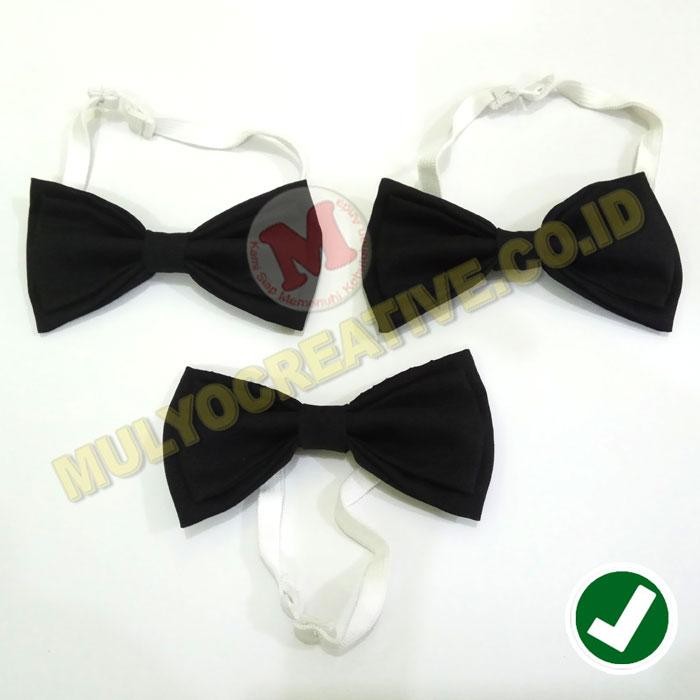 

Dasi Kupu Kupu Hitam Polos PREMIUM