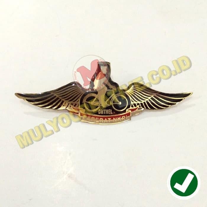 

Wing Brevet Onthel Perekat NKRI - Wing Onthel Bahan Logam Kuningan PREMIUM