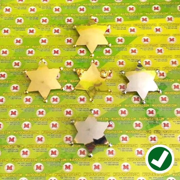 

Lencana Bintang Polos - Bross Pin Bintang Polos PREMIUM