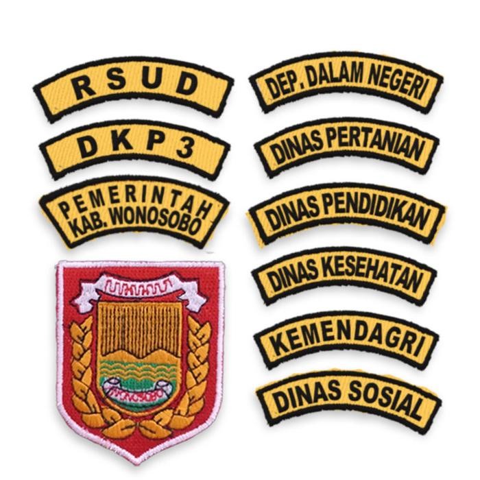 

Bed Bordir Logo Dinas Kabupaten Wonosobo - Bordir Kab Wonosobo PREMIUM