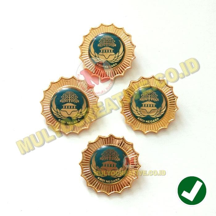 

Lencana ASN Korpri Golongan 3 - Pin Logo Abdi Negara Warna Biru PREMIUM