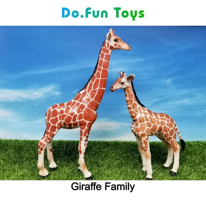 Giraffe Animal Figure/ Miniatur Mainan Binatang Jerapah